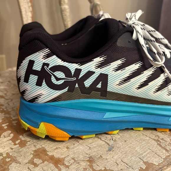 Hoka One One Torrent 3 trail running shoes Black/Diva Blue Men’s size 10 - Picture 3 of 12